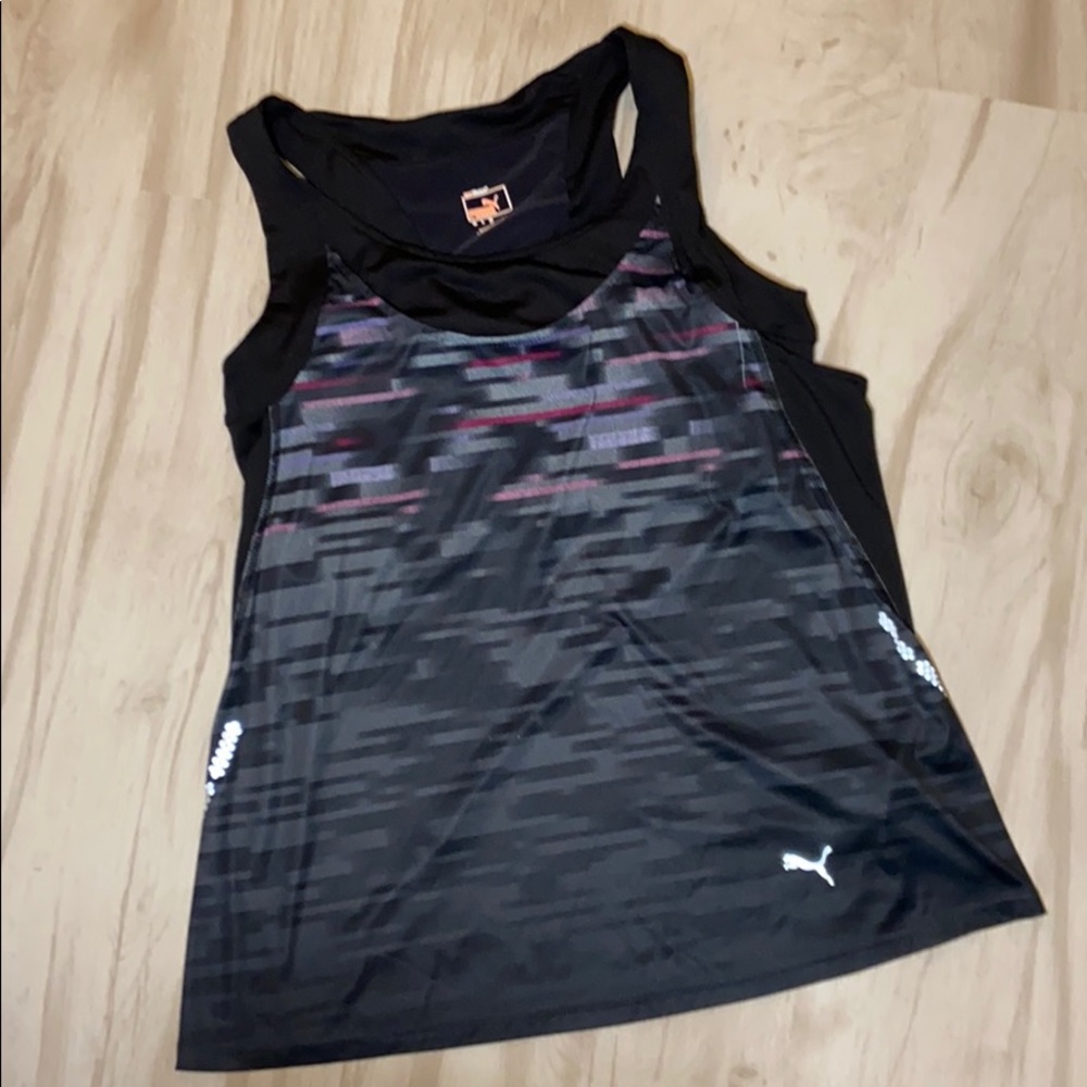 Puma | Racerback Fitness Tank with Built-in Bra
